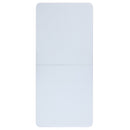 4.97-Foot Bi-Fold Granite White Plastic Folding Table