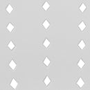 SINGLEWAVE Series 881 lb. Capacity White Sled Base Stack Chair with Air-Vent Back