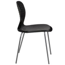 SINGLEWAVE Series 551 lb. Capacity Black Stack Chair