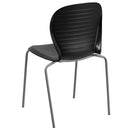 SINGLEWAVE Series 551 lb. Capacity Black Stack Chair
