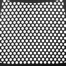 SINGLEWAVE Series 661 lb. Capacity Black Stack Chair with Air-Vent Back and Black Powder Coated Sled Base