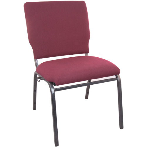 Advantage Maroon Multipurpose Church Chairs - 18.5 in. Wide