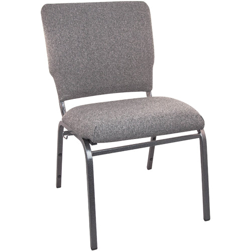 Advantage Charcoal Gray Multipurpose Church Chairs - 18.5 in. Wide