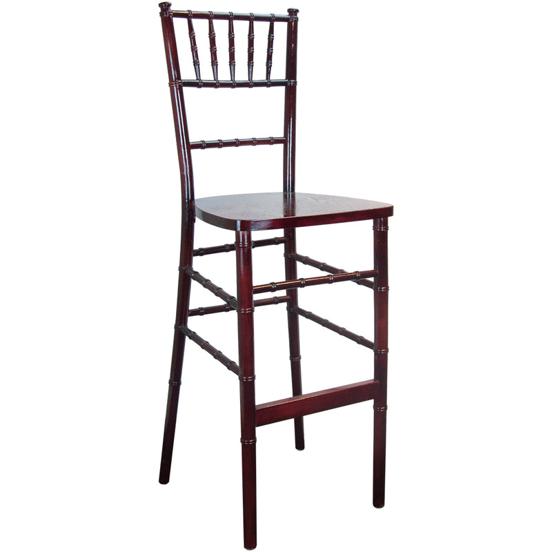 Advantage Mahogany Chiavari Bar Stools