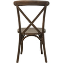 Advantage Dark Driftwood X-Back Chair