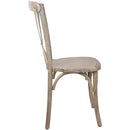 Advantage Driftwood X-Back Chair