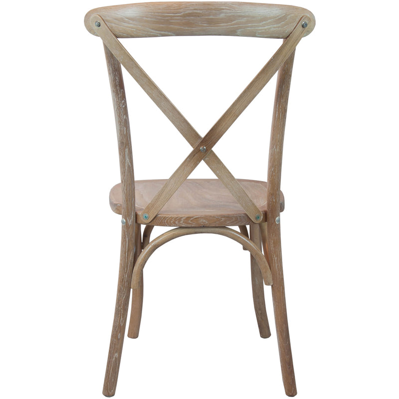 Advantage Driftwood X-Back Chair