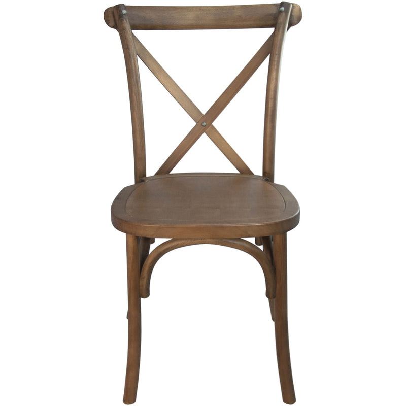 Advantage Light Brown X-Back Chair