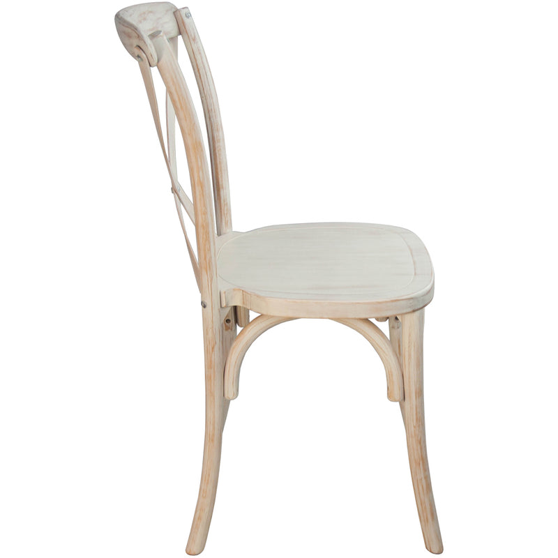 Advantage Lime Wash X-Back Chair