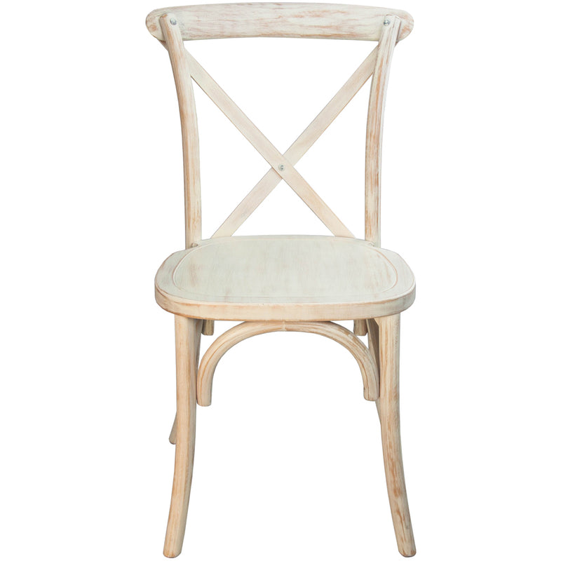 Advantage Lime Wash X-Back Chair