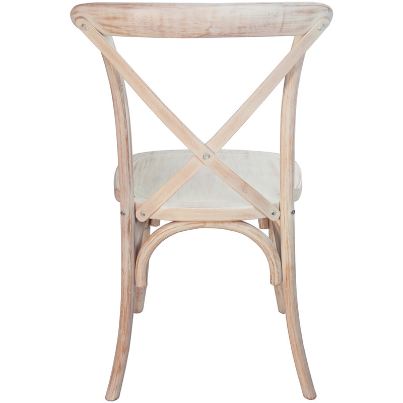 Advantage Lime Wash X-Back Chair