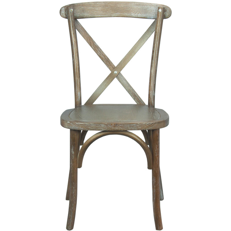 Advantage Medium With White Grain X-Back Chair