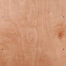 8-Foot Rectangular Wood Folding Banquet Table with Clear Coated Finished Top