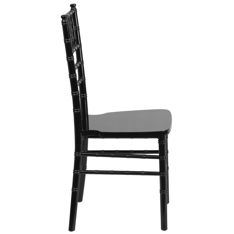 SINGLEWAVE Series Black Wood Chiavari Chair