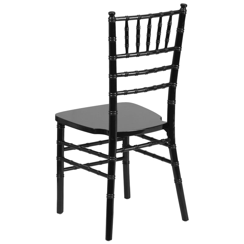 SINGLEWAVE Series Black Wood Chiavari Chair