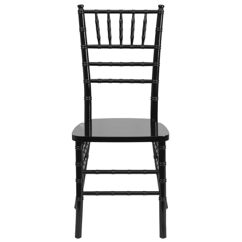 SINGLEWAVE Series Black Wood Chiavari Chair