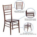 SINGLEWAVE Series Fruitwood Chiavari Chair
