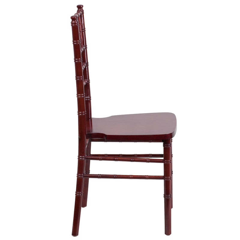 SINGLEWAVE Series Mahogany Wood Chiavari Chair