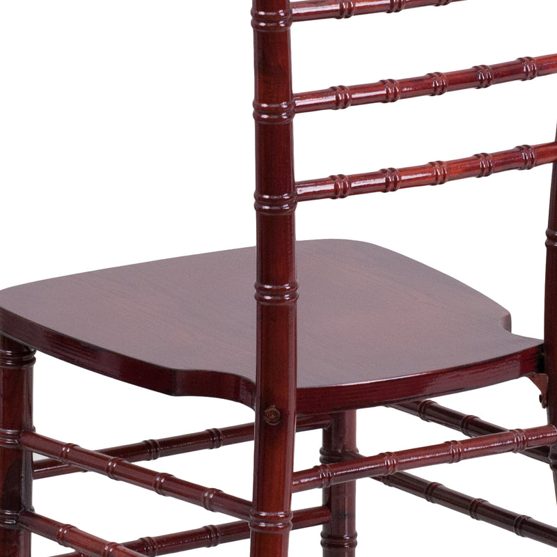 SINGLEWAVE Series Mahogany Wood Chiavari Chair