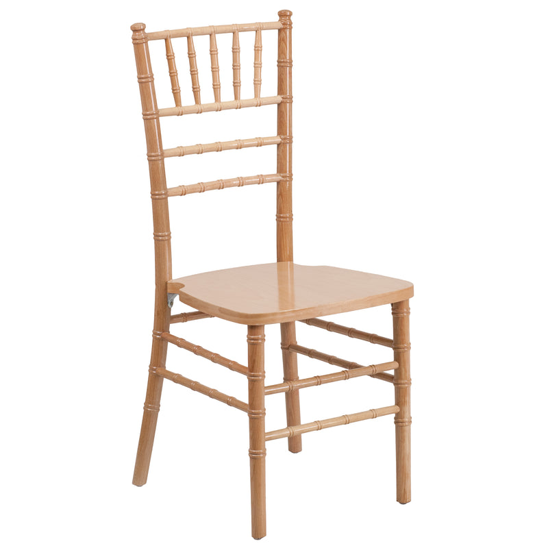 SINGLEWAVE Series Natural Wood Chiavari Chair