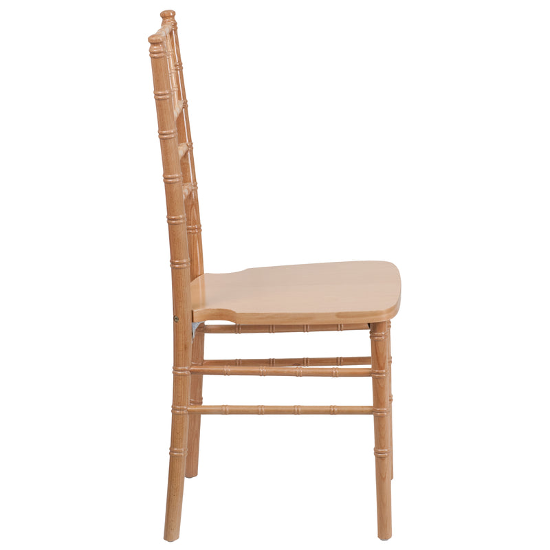 SINGLEWAVE Series Natural Wood Chiavari Chair