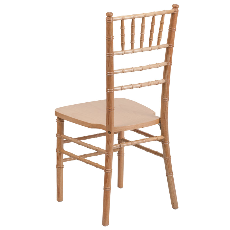 SINGLEWAVE Series Natural Wood Chiavari Chair