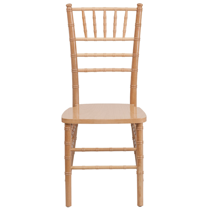 SINGLEWAVE Series Natural Wood Chiavari Chair