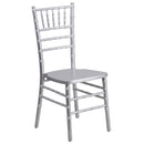 SINGLEWAVE Series Silver Wood Chiavari Chair