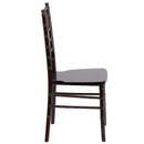 SINGLEWAVE Series Walnut Wood Chiavari Chair