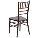 SINGLEWAVE Series Walnut Wood Chiavari Chair