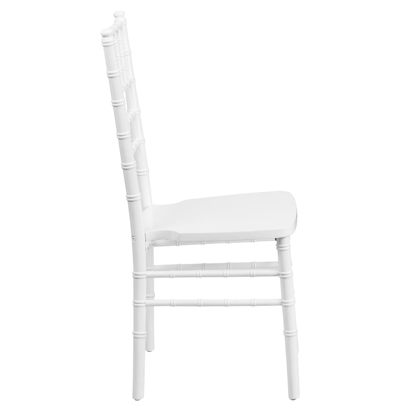 SINGLEWAVE Series White Wood Chiavari Chair