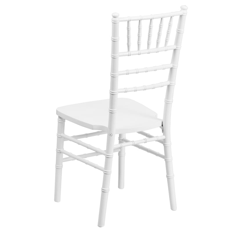 SINGLEWAVE Series White Wood Chiavari Chair