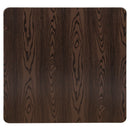 42" Square Rustic Wood Laminate Table Top