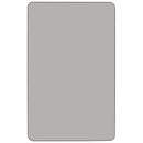 30''W x 60''L Rectangular Grey HP Laminate Activity Table - Standard Height Adjustable Legs
