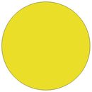 48'' Round Yellow HP Laminate Activity Table - Height Adjustable Short Legs