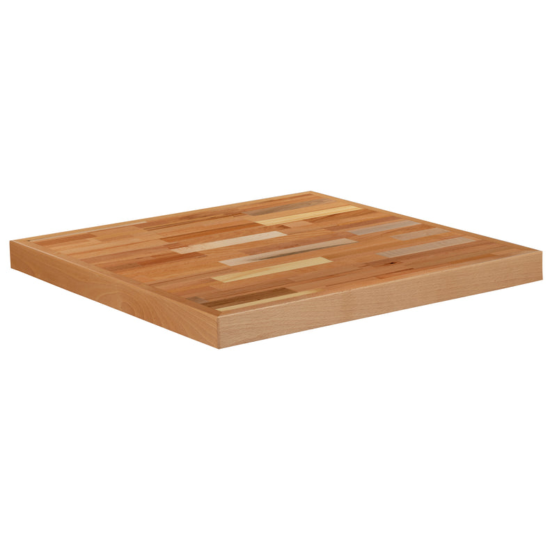 24" Square Butcher Block Style Table Top