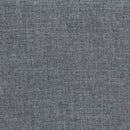 SINGLEWAVE Series 18.5''W Church Chair in Gray Fabric with Book Rack - Gold Vein Frame