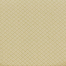 SINGLEWAVE Series 18.5''W Church Chair in Beige Patterned Fabric with Book Rack - Gold Vein Frame