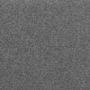 SINGLEWAVE Series 21''W Stacking Church Chair in Gray Fabric - Silver Vein Frame