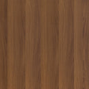 42'' Round Walnut Laminate Table Top with 33'' x 33'' Bar Height Table Base