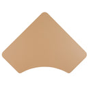 Triangular Natural Collaborative Student Desk (Adjustable from 22.3" to 34") - Home and Classroom