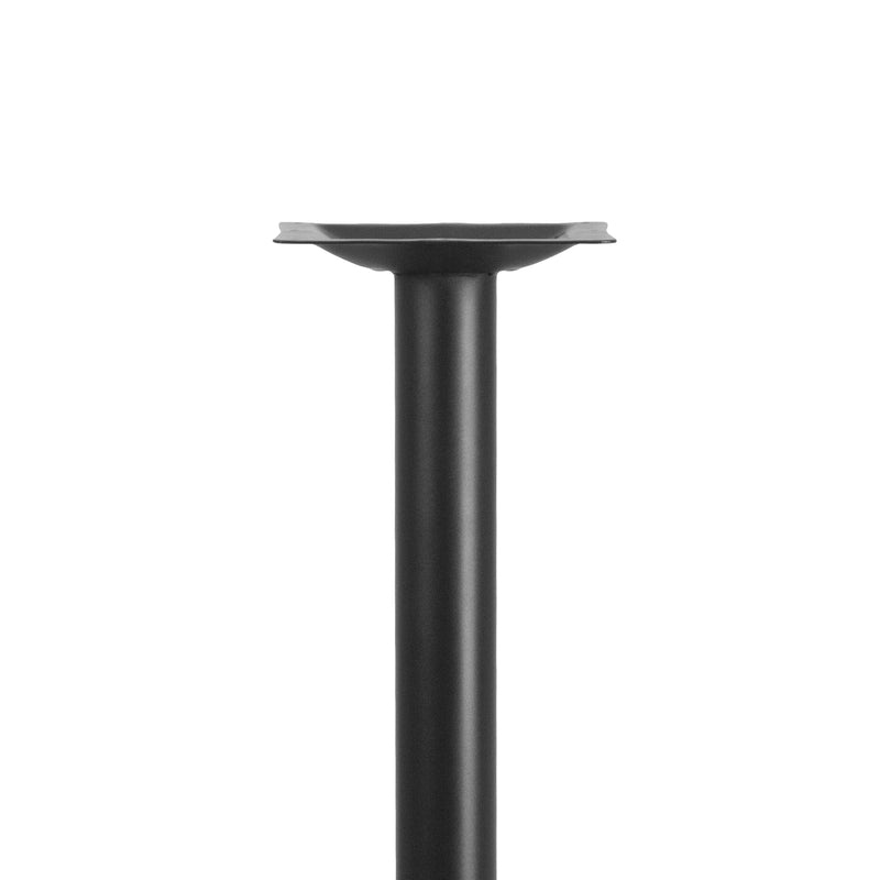 23.75'' x 30'' Restaurant Table X-Base with 3'' Dia. Table Height Column