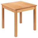 Kids Natural Solid Wood Table and Chair Set for Classroom, Playroom, Kitchen