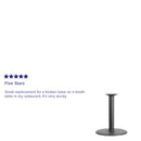 24'' Round Restaurant Table Base with 4'' Dia. Table Height Column