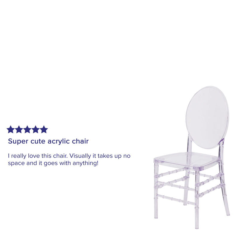 Flash Elegance Crystal Ice Stacking Florence Chair