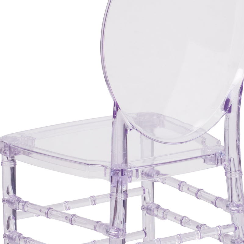 Flash Elegance Crystal Ice Stacking Florence Chair