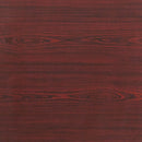 4-Foot Mahogany Melamine Laminate Folding Banquet Table