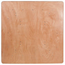 5-Foot Square Wood Folding Banquet Table