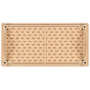 24"W x 48"L Rectangular Natural Plastic Height Adjustable Activity Table