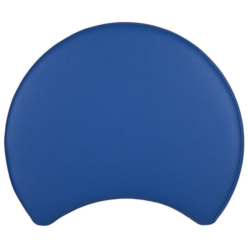 Soft Seating Flexible Moon for Classrooms and Daycares - 12" Seat Height (Blue)